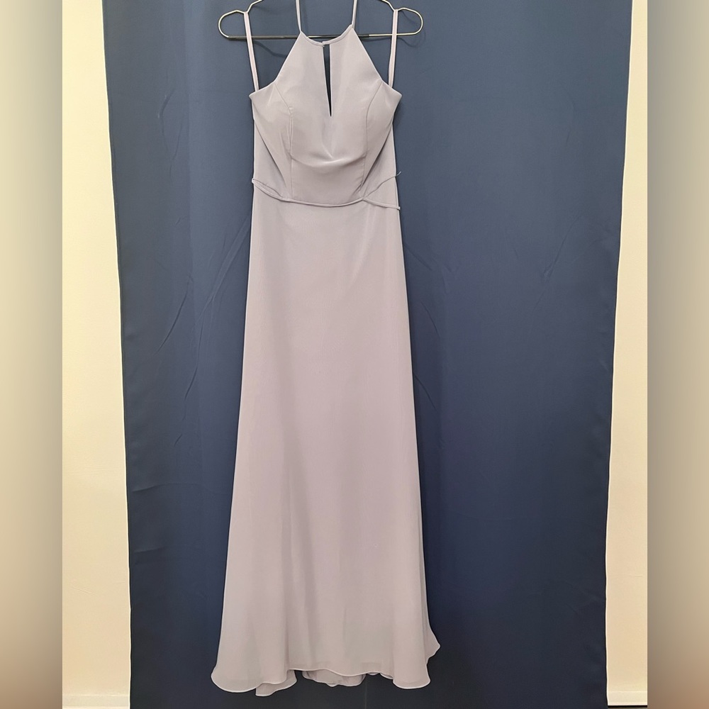 Morilee Gray Blue Bridesmaid Dress